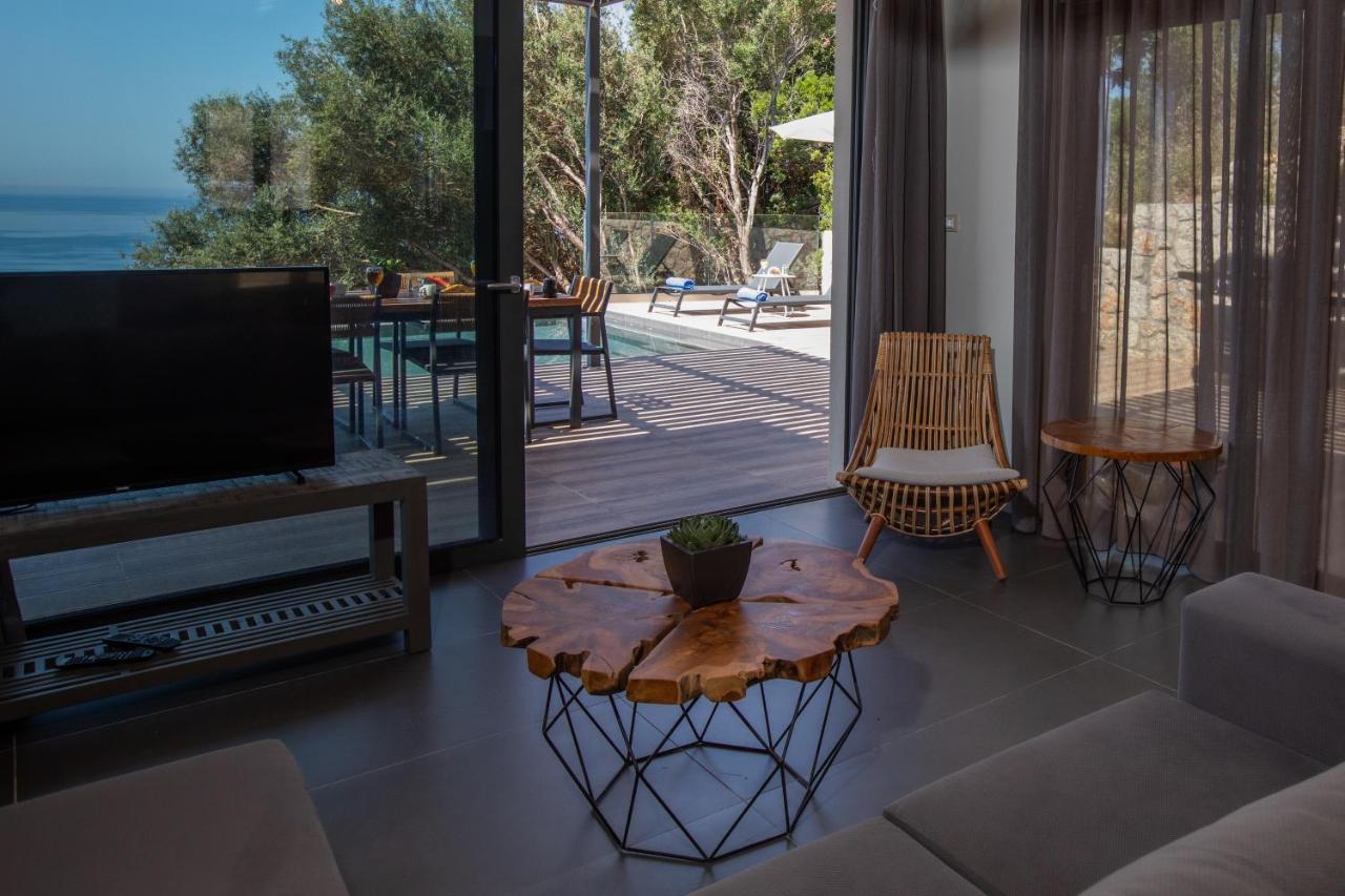 Brand New Villa Lefka With Private Pool At Platies Plateies 外观 照片