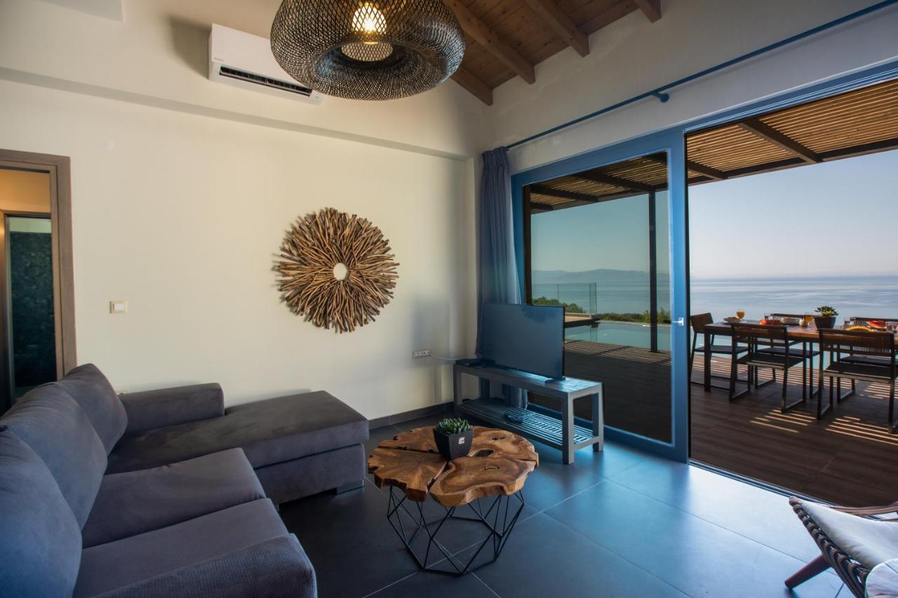 Brand New Villa Lefka With Private Pool At Platies Plateies 外观 照片
