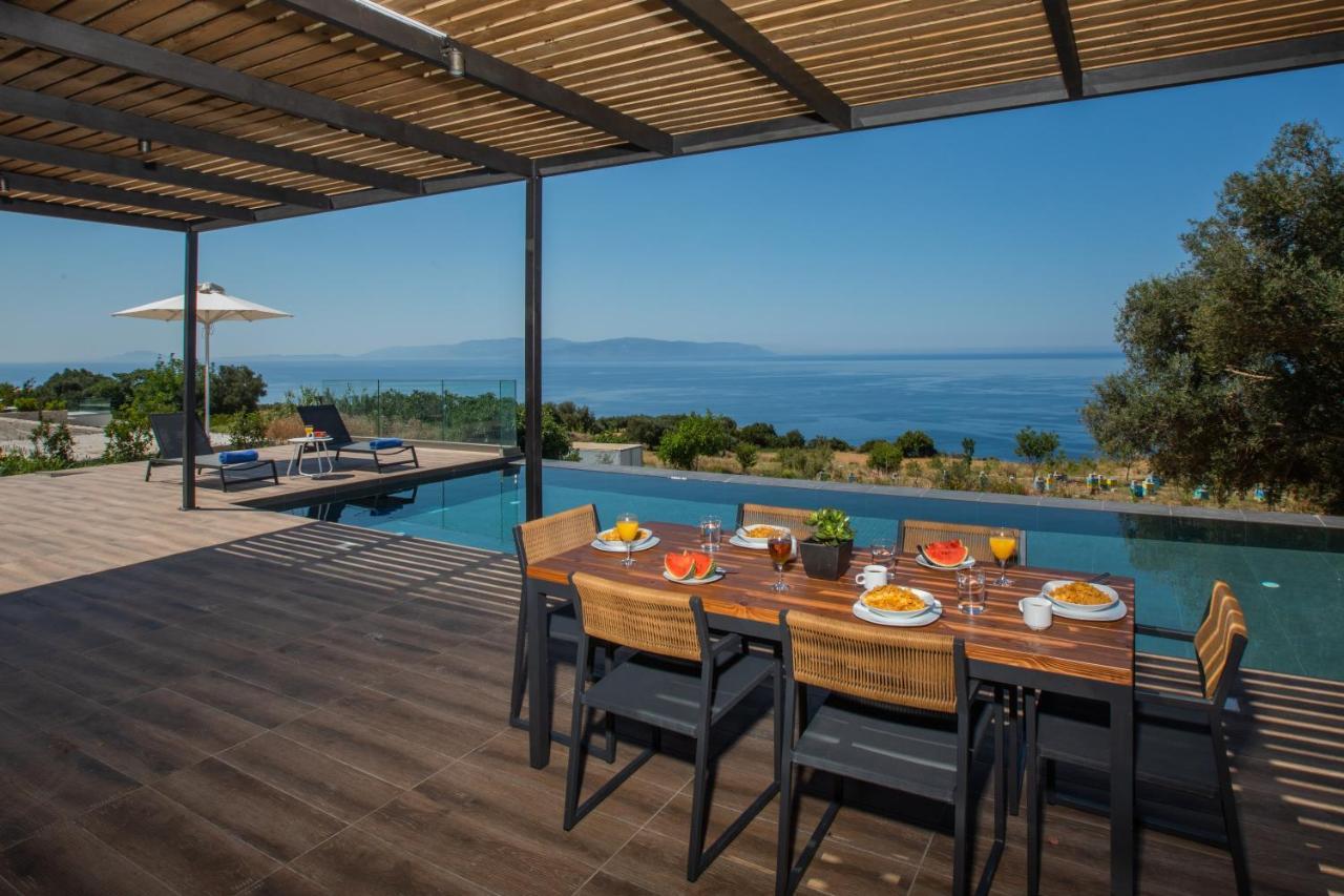 Brand New Villa Lefka With Private Pool At Platies Plateies 外观 照片