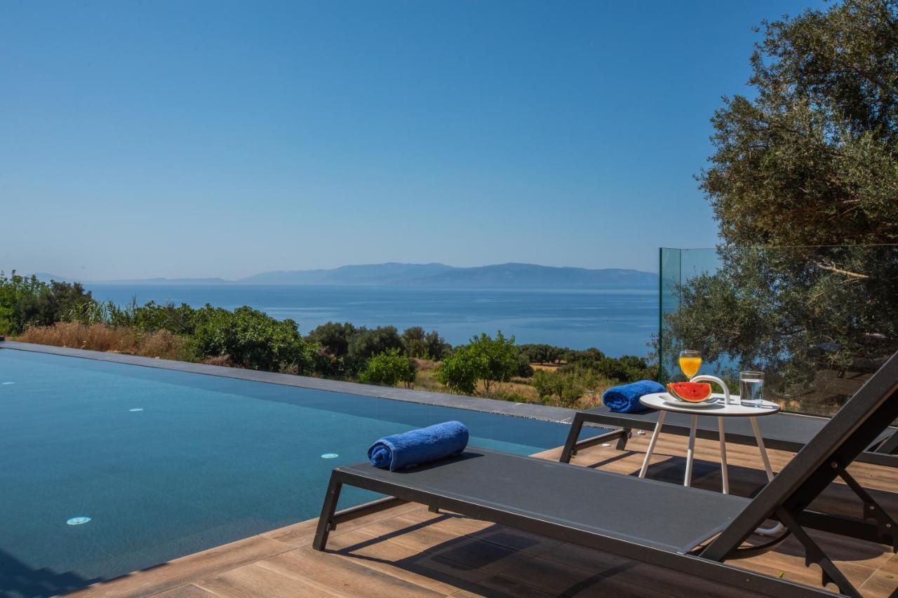 Brand New Villa Lefka With Private Pool At Platies Plateies 外观 照片