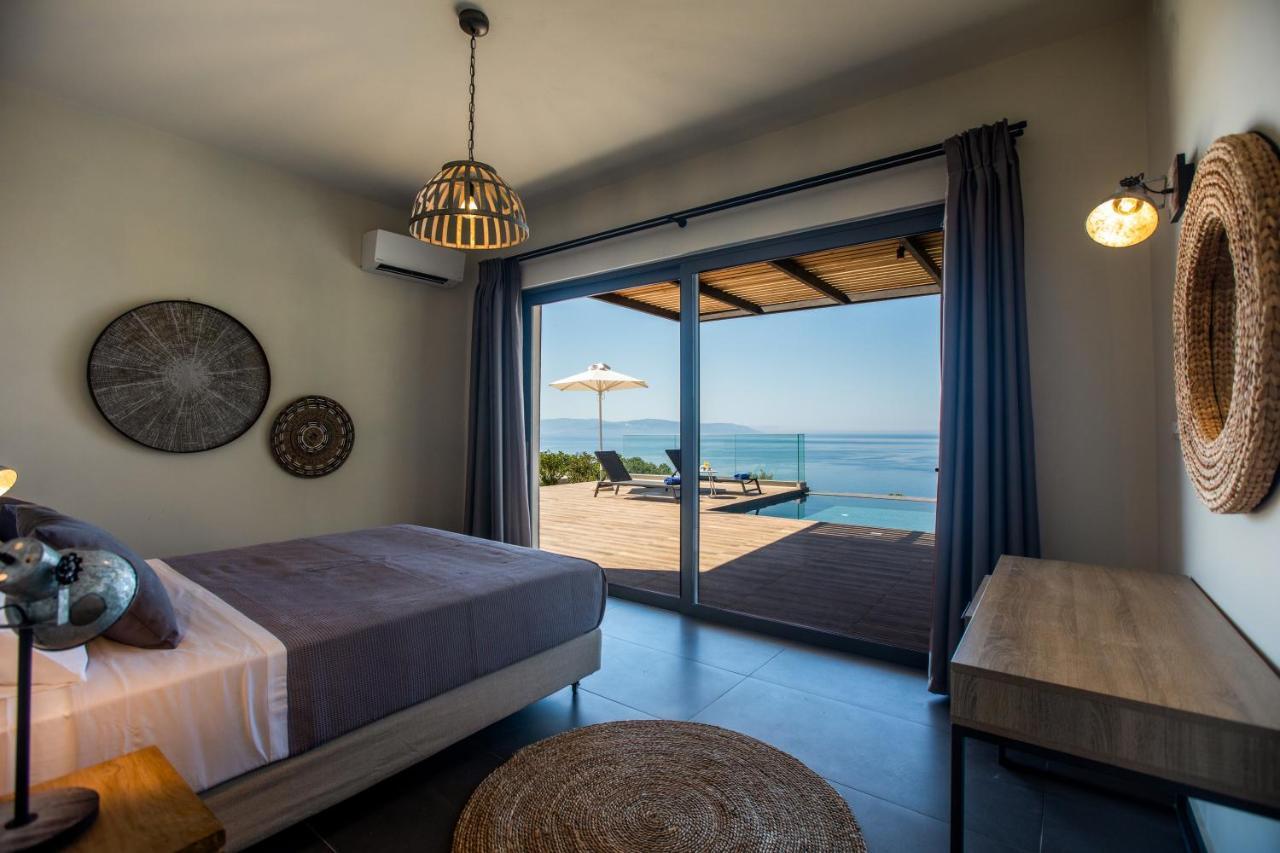 Brand New Villa Lefka With Private Pool At Platies Plateies 外观 照片